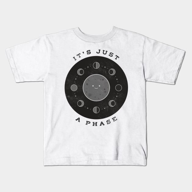 Just a Phase Kids T-Shirt by wharton